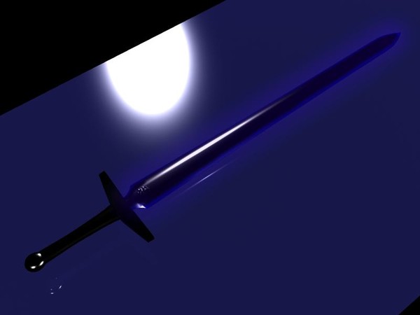 sword dark spark 3d model - Dark Spark by Landroov